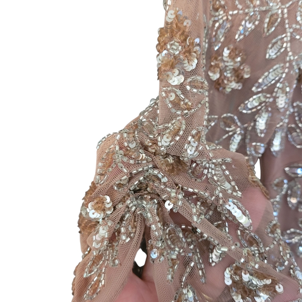 Aiden Maddox beaded & sequined column long gown - 6. L65 - Picture 5 of 10